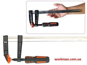 Струбцина столярна F-типу WorkMan Standard 80х300