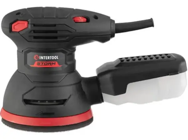 Эксцентриковая шлифмашина Intertool WT-0541 300 Вт с регулятором
