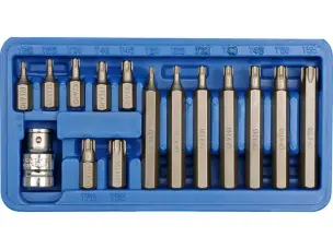 Набор бит Torx шестигранная звезда T20-T55 Vorel