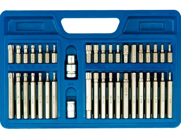 Набор из 40 вставок бит Torx, Spline, Hex Vorel