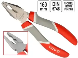 Плоскогубці комбіновані CrV 160мм