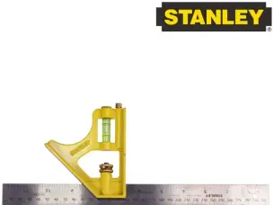Комбинированный угольник угломер Stanley