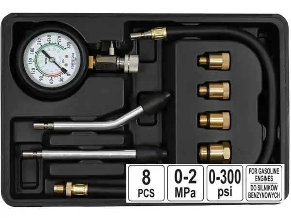 Компресометр для бензинових двигунів 300psi 8шт