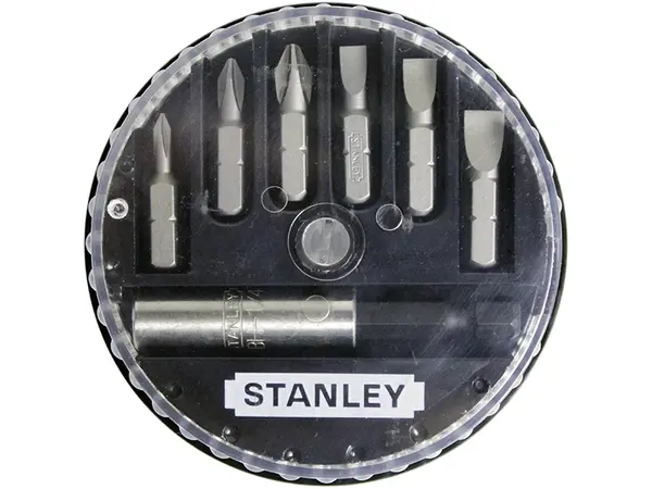 Набор из 6 профессиональных бит с держателем Stanley