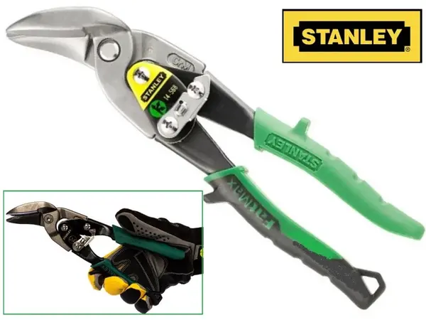 Ножиці по металу праві Stanley 250мм