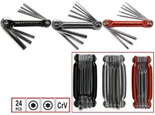 Набір складних ключів HEX та Torx