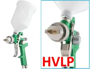 Краскопульт пневматический HVLP 1.3 мм с бачком 600 мл