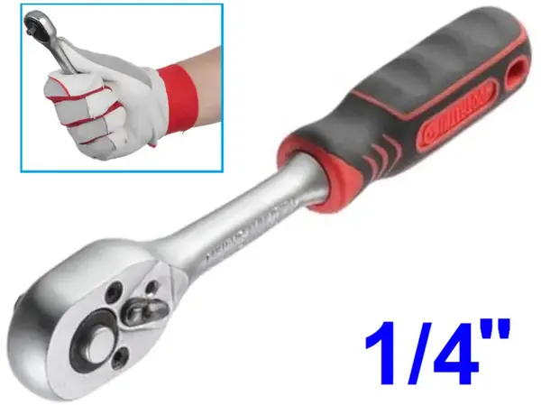 Ключ трещотка CrV 45z 1/4″