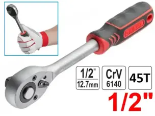 Ключ трещотка CrV 45z 1/2″