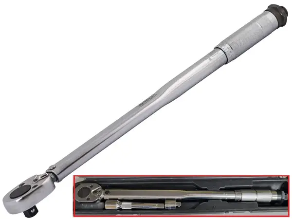 Динамометрический ключ с удлинителем и переходником 1/2″ 28-210 Нм