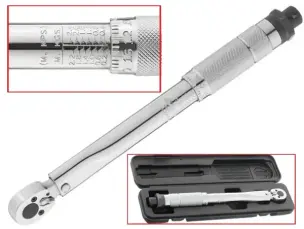 Ключ динамометрический 1/4″ CrV с диапазоном 2-24 Нм