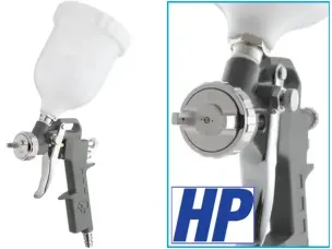 Краскопульт пневматический HP 1.5 мм пластиковый бачок