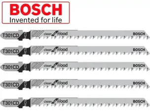 Пилка для електролобзика по дереву Bosch T301CD чистий прямий пропил