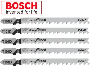 Пилка для електролобзика по дереву Bosch T101D чистий прямий різ