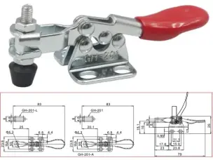 Горизонтальный столярный прижим WorkMan GH-201 27кг