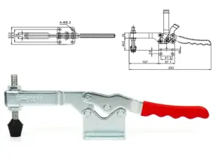 Горизонтальный столярный прижим WorkMan GH-20235 340кг