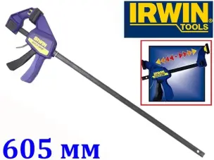 Струбцина быстрозажимная Irwin 605мм усиленная