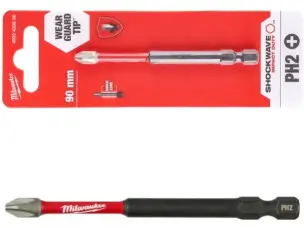 Ударная бита Milwaukee Shockwave PH2 90 мм (универсальная)