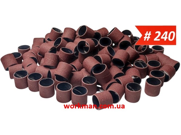 Набор шлифовальных колец для гравера WorkMan Р240