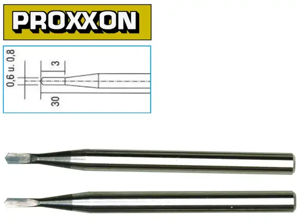 Боры игольчатые для гравера Proxxon твердосплавные 0.6/0.8 мм