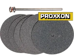 Отрезные неармированные диски для гравера Proxxon 38x0.7 мм 5 шт