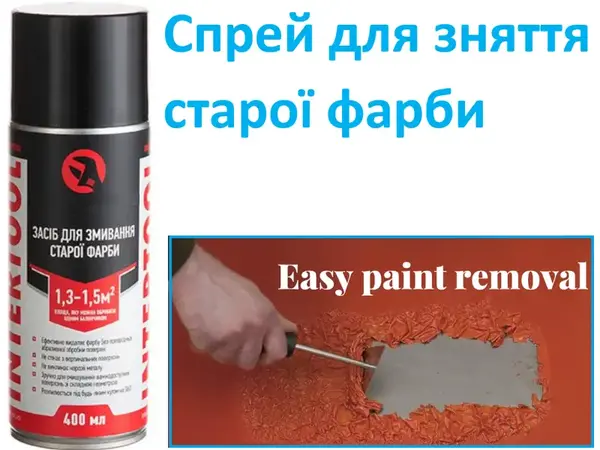 Спрей для удаления краски