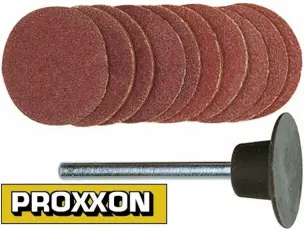 Шлифовальные круги Proxxon 18 мм для гравера зерно 120/150
