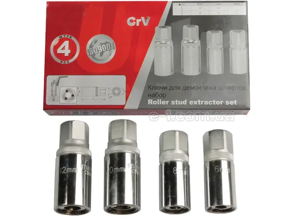 Шпильковерти роликові 6-12 мм CrV (4 шт)