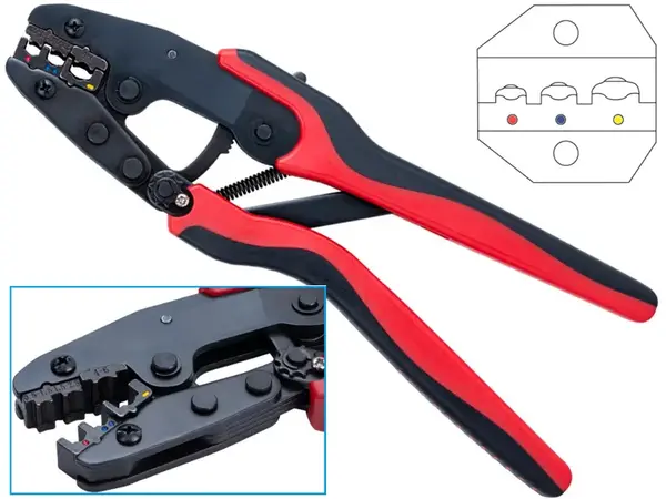 Клещи для обжима изолированных наконечников 0.5-6мм²
