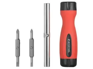 Отвёртка с двусторонними битами 4-в-1 Intertool