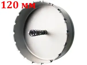 Твердосплавная коронка 120 мм (YG8) для сверления металла