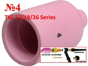 Сопло керамическое №4 для газовой линзы TIG 17/18/26