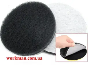Круг Скотч Брайт на липучці WorkMan UF-125 Ultra Fine (Р600-800)