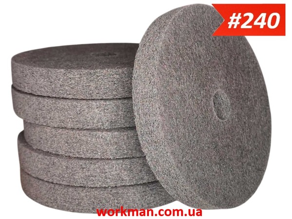 Шлифовальный круг на болгарку WorkMan STEP4-P240