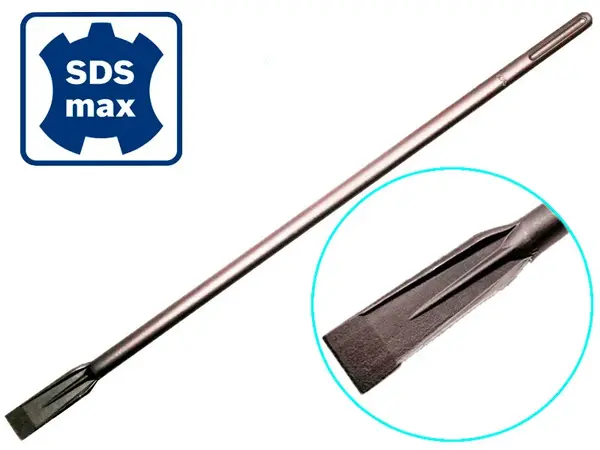 Зубило для перфоратора SDS-Max 600х28мм самозатачивающееся