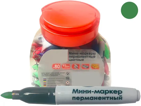 Зеленый строительный маркер