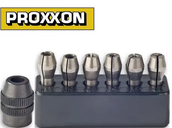 Набор цанг для гравера Proxxon 1.0-3.2 мм с зажимным патроном