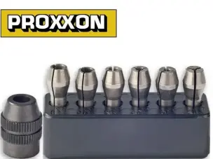 Набор цанг для гравера Proxxon 1.0-3.2 мм с зажимным патроном