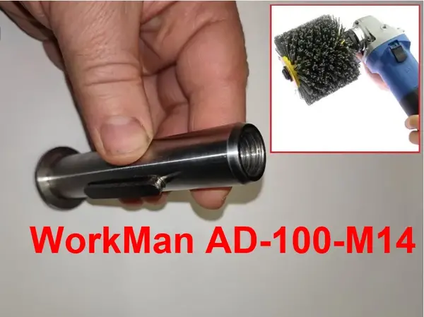 Адаптер на болгарку для валиков WorkMan AD-100-M14