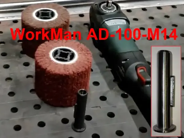 Адаптер на болгарку для валиков WorkMan AD-100-M14