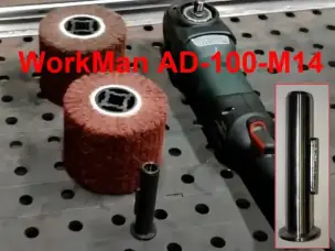 Адаптер на болгарку для валиков WorkMan AD-100-M14