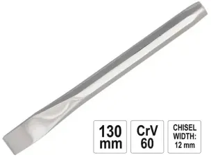 Зубило слесарное 60CrV 130х12мм