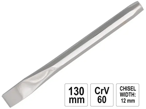 Зубило слесарное 60CrV 130х12мм