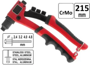 Заклепочник ручний CrMo 215мм
