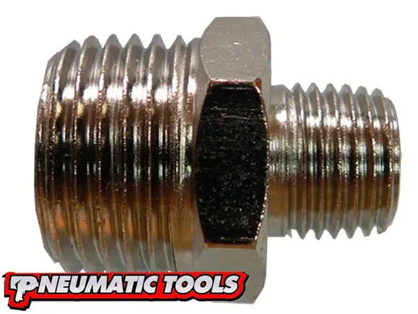 Переходник с наружной резьбой 1/4" на 1/2" стальной